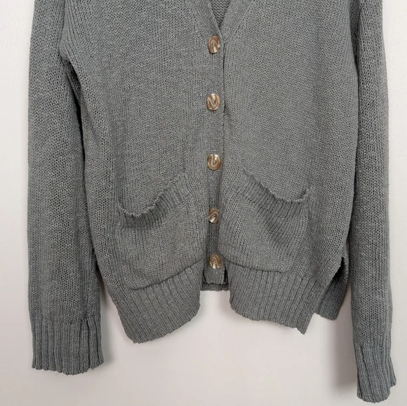 Quince Organic Cotton Linen Cardigan - Picture 4 of 9
